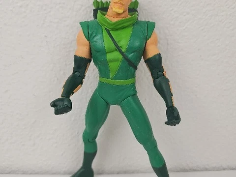 DC Comics loose Complete figure Direct Hard Travelling Heroes Green Arrow Cover