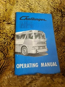 GM Challenger MC 5 OPERATING Manual - Foto 1 di 1