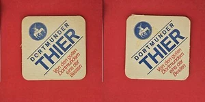 Dortmunder Thier Von den guten Dortmundern Brauerei Bierdeckel Coaster Beermat - Picture 1 of 1