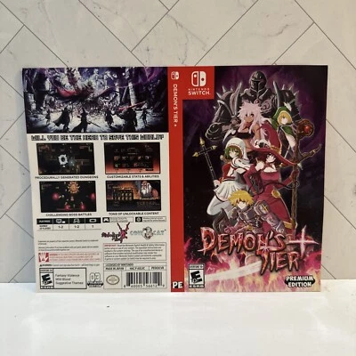 Demon's Tier Switch Alternate Cover ONLY no game - Image 1 of 2