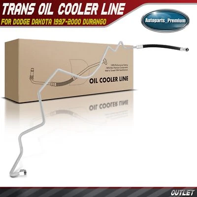 Automático. Mangueira de refrigerador de óleo de transmissão para Dodge Dakota 1997-2000 Durango 1999 RWD - Imagem 1 de 4