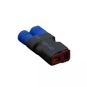 HobbyStar T-Plug/Deans style FM to EC3 style M No-Wires Adapter connector plug - Picture 1 of 1