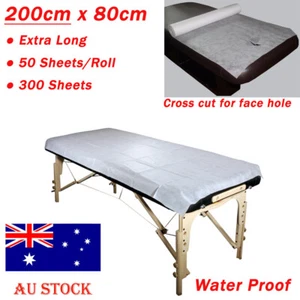 50/100 Disposable Bed Sheet Non-woven Massage Beauty SPA Salon Table Cover - Picture 1 of 12