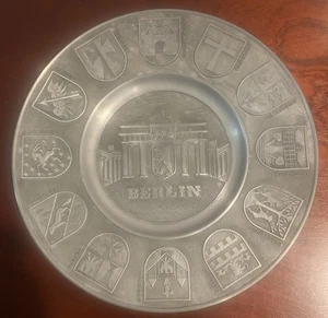 Vintage Zion Becker Vintage Deutscher Zinn Dekorteller 9,25 Zoll  - Bild 1 von 4