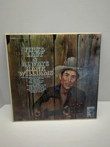 First Last And Always Hank Williams Vinyl Record - Picture 1 of 5
