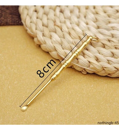 Brass Ear Scoop Old-fashioned Portable Keychain Pendant - Image 1 of 3