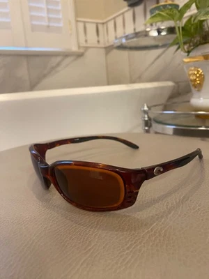 Costa Del Mar Brine BR10 Sunglasses Tortoise Frame Copper Lens - Image 1 of 4