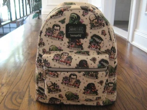 Loungefly Universal Monsters Tattoo Art Mini Rucksack Frankenstein Dracula - Bild 1 von 3