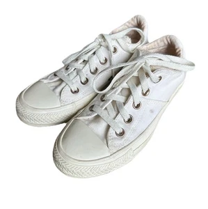 Converse Low Tops Eu 35 Cream & Gold Lace Up - Foto 1 di 6
