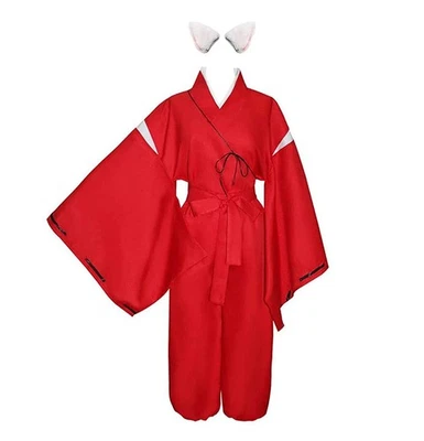 FEIRUIJI Inuyasha Cosplay Inuyasha Costume Kikyou Cosplay Miko Costume for me... - Image 1 of 3