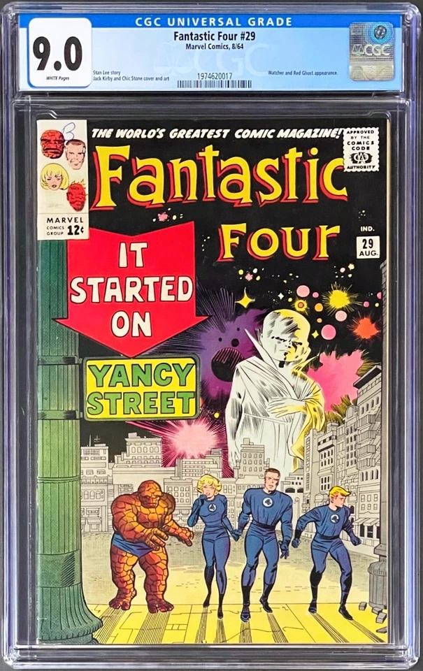 Fantastic Four 29 CGC 9.0 WP 1964 Marvel Comics Silver Age KEY Nice as our 9.2 - Image 1 of 4