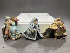 Ashton Drake Thomas Kinkade Old World Santa Ornaments w/Tags Set #3 - Mint! - Bild 1 von 6