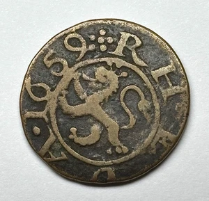 1659 Germany (Bentheim-Tecklenburg-Rheda) - 5 Pfennig, KM-69. - Picture 1 of 2