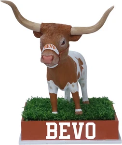 Bevo Texas Longhorns Live Mascot Bobblehead NCAA College - Picture 1 of 1