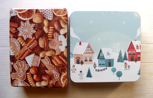 Gebäck/Keksdosen Set Metall je 3 teilig - NEU - Bild 1 von 2