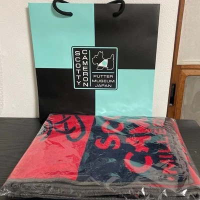 Scotty Cameron Ninja Wasabi M&G Towel Black Red Japan Exclusive Golf Rare - Image 1 of 4