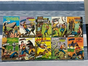 LOTTO FUMETTI ZAGOR DAL N°190 AL N°199 COLLANA ZENITH RISTAMPE ZENITH ANNI 70 - Foto 1 di 19