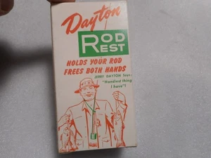 Vintage NOS Dayton Fishing Rod Rest in Original Box Dayton Ohio - Picture 1 of 10