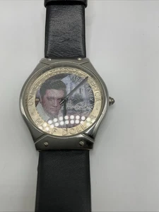 Elvis Presley U.S. Half Dollar Watch Limited Edition - Needs New Battery - Foto 1 di 9