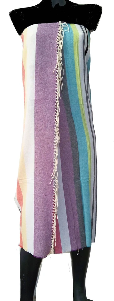 MISSONI HOME TOALLA DE PLAYA CHAL PAREO ALGODÓN FLECOS BODY WRAP 51x 75 pulgadas NIGG 156 Foto 1 de 4