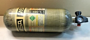 MSA Stealth L-30+ SCBA Carbon Bottle Cylinder 30 Min. 2216 psi Mfg. Date 07/2006 - Picture 1 of 5