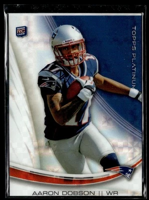 2013 Topps Platinum X- Fractor Aaron Dobson Rookie New England Patriots #138 - Image 1 of 2