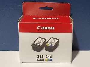 NEU ~ Original Canon PG-245 Schwarz & CL-246 Farbdrucker Tinte Kombipack - Bild 1 von 6
