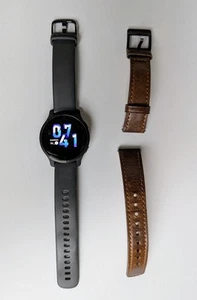 Smartwatch Garmin Venu 2S Schiefergrau aus 08/24 + Leder Armband - Bild 1 von 4