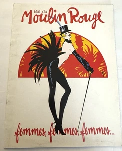 Vintage 1985 Bal du Moulin Rouge Femmes Femmes Femmes BESCHREIBUNG LESEN  - Bild 1 von 8