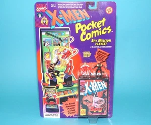 MARVEL X-MEN POCKET COMICS SPY MISSION PLAYSET MOC MOSC US CARD 1994 TOY BIZ - Imagen 1 de 8