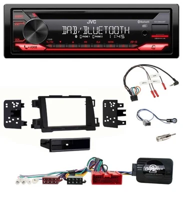 JVC CD DAB USB Bluetooth Lenkrad Autoradio für Mazda 6 2013-2015 schwarz - Bild 1 von 4