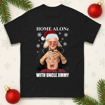 Divertida Camiseta Ruda Jimmy Kevin Navidad, Camiseta Festiva Navidad, Top Regalo Navidad Foto 1 de 3