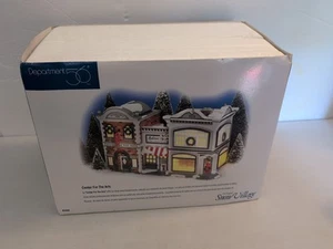 Department 56 Center For The Arts Lighted Bldg Orig. Snow Village #54940 Retired - Picture 1 of 22