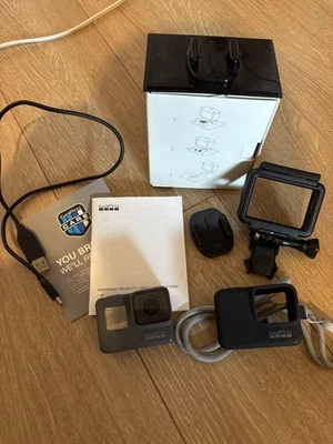 GoPro Hero 5 Black Action Camera with Case Selfie Stick and Accessories - Image 1 of 4