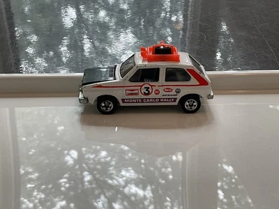 VW Rabbit Hot Wheels 'Hare Splitter' White Blackwall 1978, 1:64 Scale Rally - Image 1 of 4