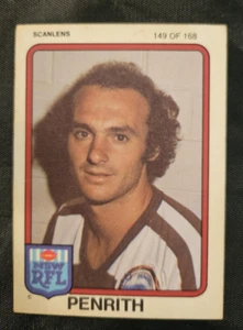 1981 Scanlens Rugby League Glenn West #149 Penrith Panthers - Picture 1 of 2