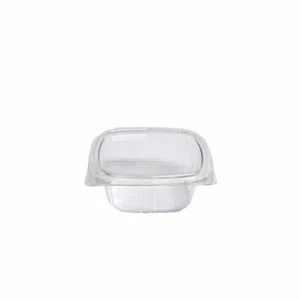 Koda Cup 6 oz. RPET Clear Hinged Meal Prep Food Storage Containers | 400/Case - Picture 1 of 1