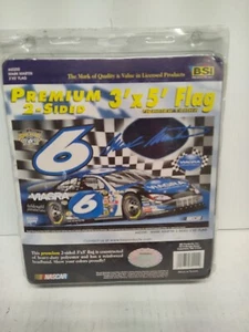MARK MARTIN # 6 VIAGRA Nascar Signature Collection 3X5 Ft #60100 Flag NEW Sealed - Picture 1 of 6