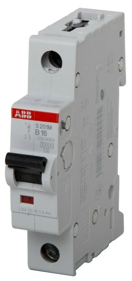 ABB S201M B16 LS Schalter B16 10kA Sicherung Automat Leitungsschutzschalter 16A - Bild 1 von 1