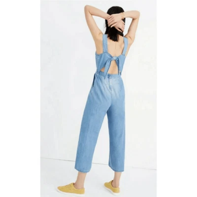 Mono Madewell Denim Delantal Lazo Espalda Foto 1 de 4