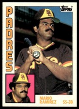 1984 Topps Tiffany Mario Ramirez Rookie San Diego Padres #94