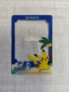 Pikachu Pokemon Pronto Promo Clear Plastic Thank You Card Nintendo B212 - Picture 1 of 12