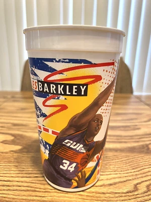 Charles Barkley VTG McDonald’s Plastic Drink Cup 1993 West Conference Finals #5 - Image 1 of 4