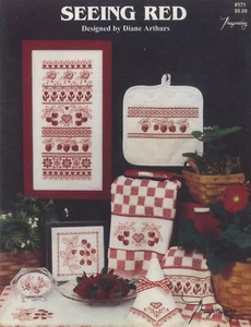 Imaginating Counted Cross Stitch Seeing Red Pattern Diane Arthurs #171 - Picture 1 of 1