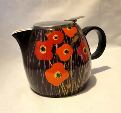 Tea Forte Poppy Fields Personal Teapot 24 Oz. No Infuser - Image 1 of 4