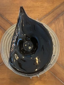 MCM Murano Kunstglas Muschelschale Herzstück Schale mundgeblasenes Glas. Italien - Bild 1 von 5