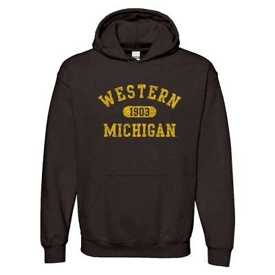 Western Michigan University Broncos Athletic Arch Hoodie - Dark Chocolate - Image 1 of 4