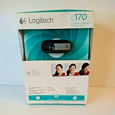 Logitech C170 Web Cam - Black - Image 1 of 3