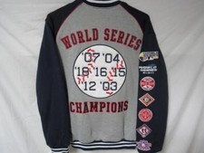 Boston Red Sox Mens L or 2XL 7 Time World Series Champions Jacket B1 48