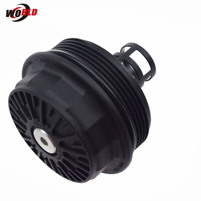 Fits Mazda 3 5 6 CX7 Oil Filter Housing Cap Cover LF0114320A9U Black New US — 第 1/4 张图片